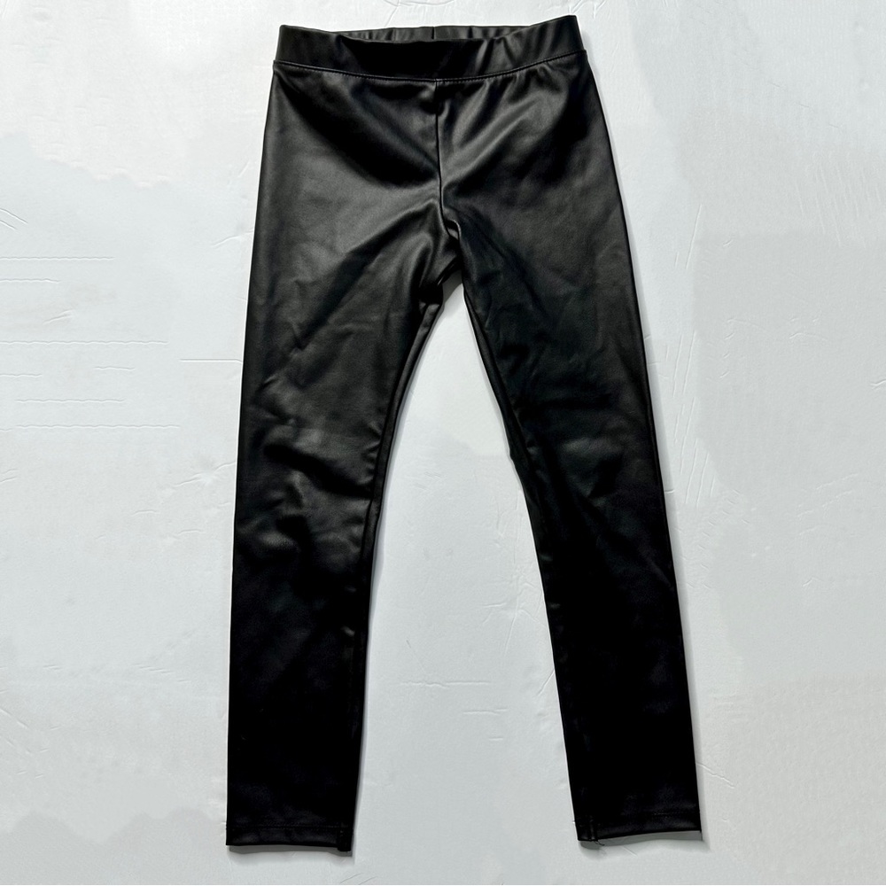 H&M Faux Leather Leggings Girls Size 6x